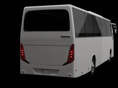 Deluxe Bus 3D model