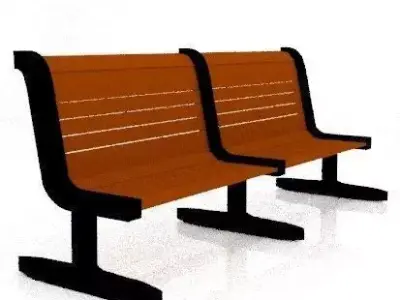 Large Bench Free 3D model