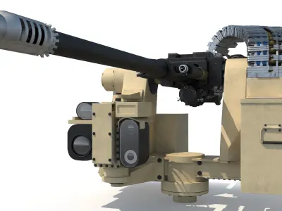 M230LF machine gun 3D model