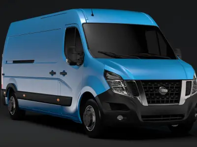 Nissan NV 400 L3H2 Van 2017 3D model