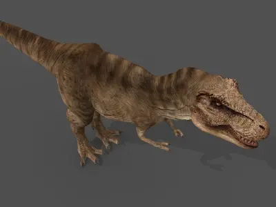 8K JP T REX 3D model