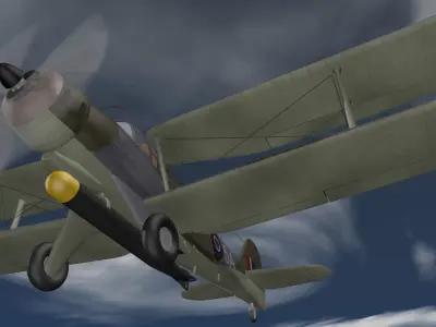 Fairey Albacore Mk-1 3D model