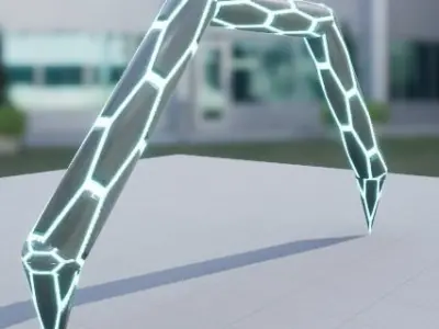 Ground Arche Obstacle 3D model