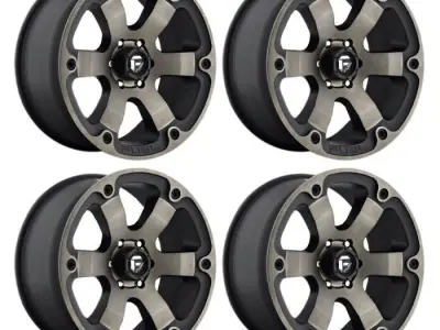 Fuel Beast Wheel Black With Dark Tint Face F150 Raptor 3D model