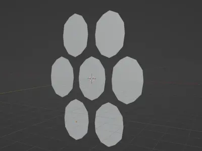 Genshin Impact Gemstones 7 Element Print Ready Free 3D print model