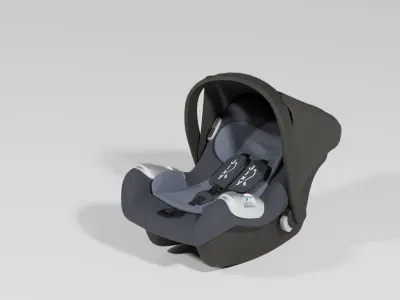 ABC Design Jixy Hug 0-13 kg baby car seat S Low-poly 3D model