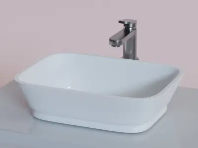 Bathroom Collection sink Free 3D model