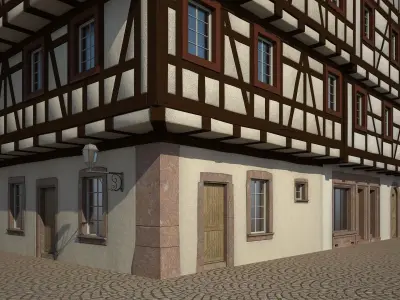 Medieval Houses III 3D model