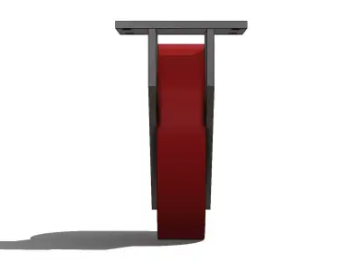 Roda de Borracha Novex R414 BFS Rubber Wheel 3D model