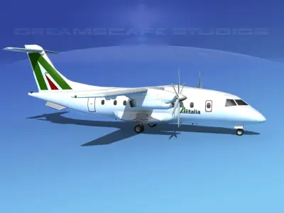 Dornier Do-328-130 Alitalia 3D model