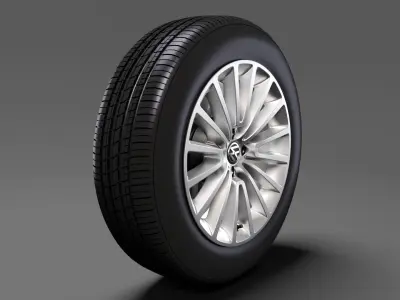 Volkswagen Up wheel 2017 3D model