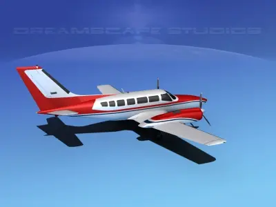 Cessna 404 Titan Courier V01 3D model