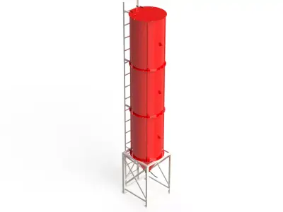 WG 4006 - Grain silo - 3 3D model