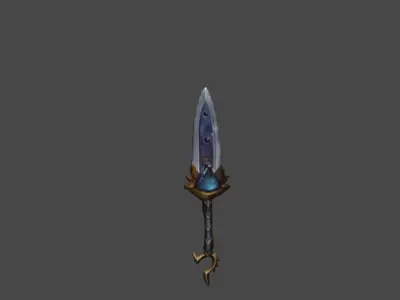 Zeloeman Sword A 61 Low-poly 3D model
