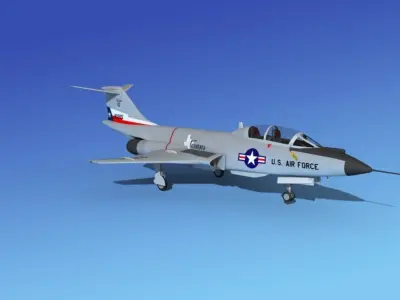 McDonnell F-101B Voodoo V08 3D model