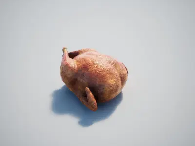 Chicken  Low-poly 3D model