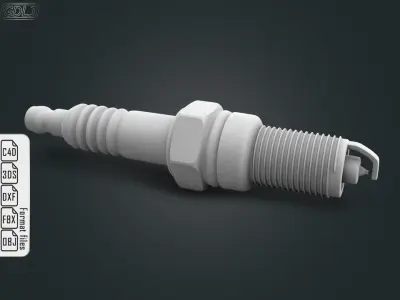 Spark Plugs 3D model