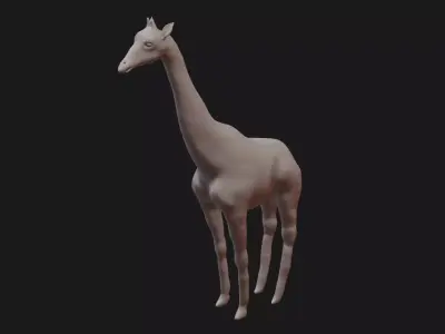 Giraffe Base Mesh 3D model