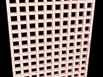 Fort Gate - PBR - Textured Low-poly 3D model