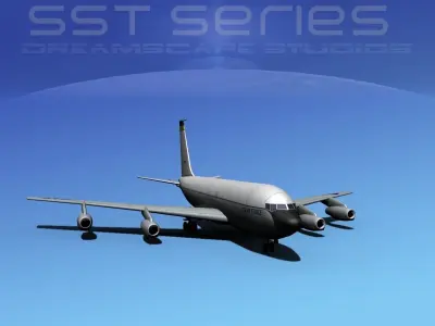 Boeing KC-135E Stratotanker LPSS V10 3D model