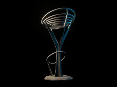 Barstool 1 Free low-poly 3D model