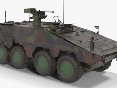 APC Boxer Brown Clean and Dirt 3D model