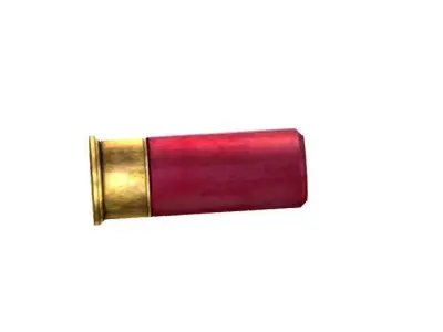 Double Barrel Shotgun 03 Low-poly 3D model