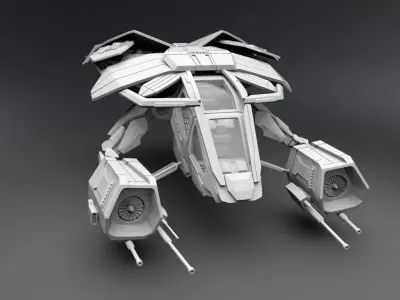 The Bat Copter scale model 3D print model