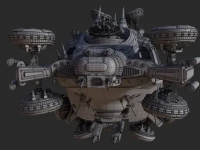 Matrix Airship  3D model