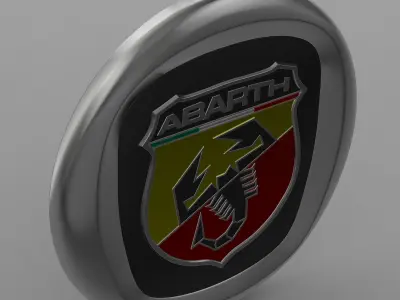 abarth logo 3D model