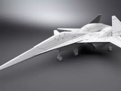 ADF Falken scale model 3D print model