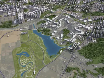 Sejong Low-poly 3D model