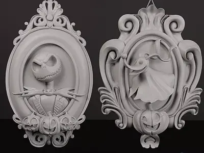 3D Frame Set - Jack and Zero - Commercial License 3D print model