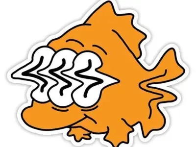 TRIPPY FISH KEYCHAIN Free 3D print model