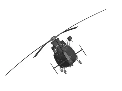 Eurocopter AS-365 3D model