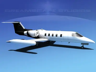 Gates Bombardier Learjet 35 V14 3D model