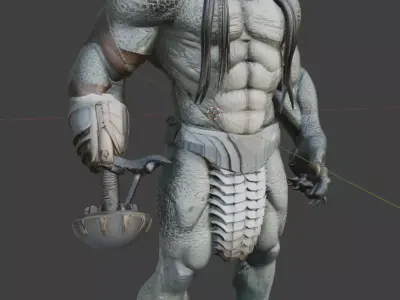 The Brute Predator from Killer of Killers Animated Feature 3D print model