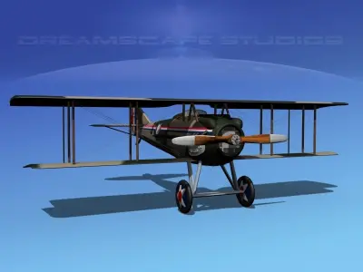 SPAD SXIII V02 3D model