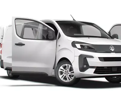 Vauxhall Vivaro Electric Van L3 HQ Interior 2024 3D model