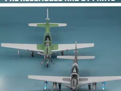 EMB-314 A29 SUPER TUCANO TWINS PACK V2 3D print model