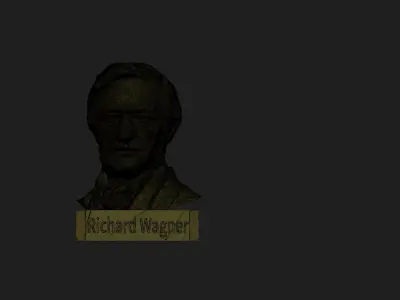 Richard Wagner 3D print model