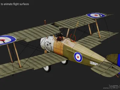 Sopwith Camel F1 3D model