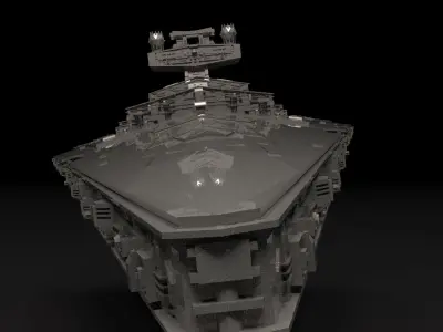 Star Wars Imperial Star Destroyer 3D Print Model Stl  3D print model