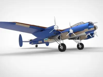 Avro Lancaster 3D model