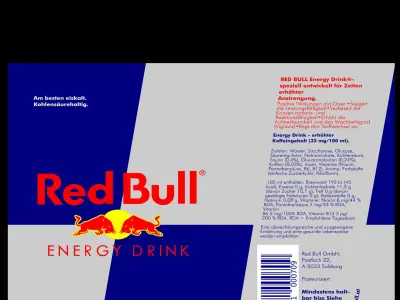 3-D red bull fridge model Low-poly 3D model