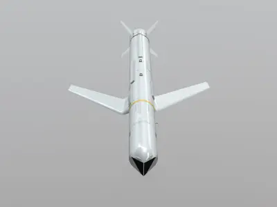  AGM-84H-K SLAM-ER Low-poly 3D model