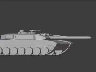 MBT-1A1 XMBT-1 Stage 1 3D print model