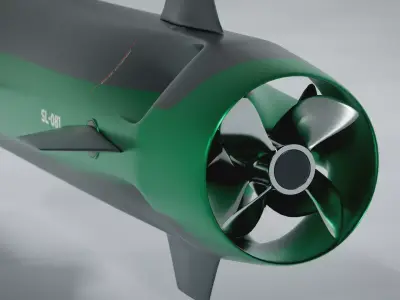 SUBZERO - Autonomous Underwater Drone 3D model