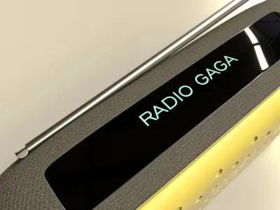 Pocket Design Radio Free 3D model