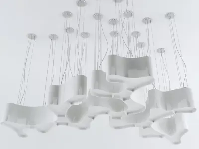 Ameba Lamp Parts Low-poly 3D model